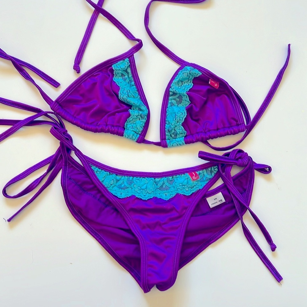 Chynna Dolls purple bikini